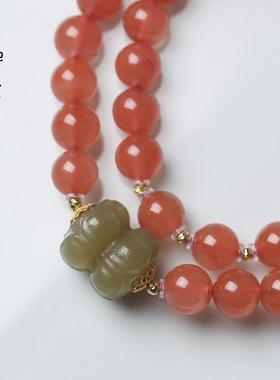 南红玛瑙手链女款冰飘