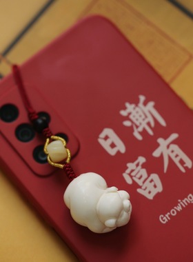 鹿角手机链钥匙扣挂件吊坠