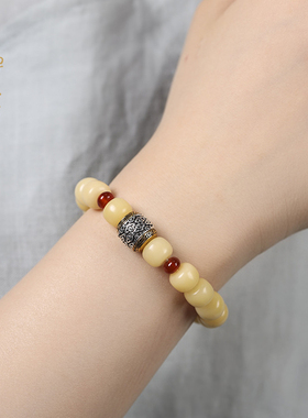 禅木匠菩提根紫檀木青衣手链