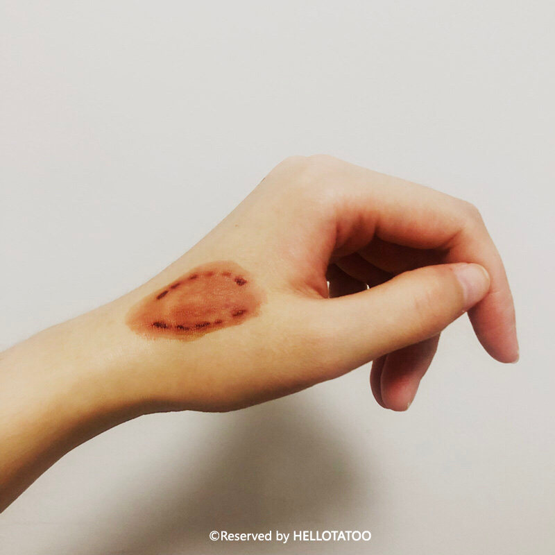 万圣节纹身贴割腕割脉伤疤帖手腕假伤痕整蛊恐怖咬痕节日派对贴纸_虎窝淘