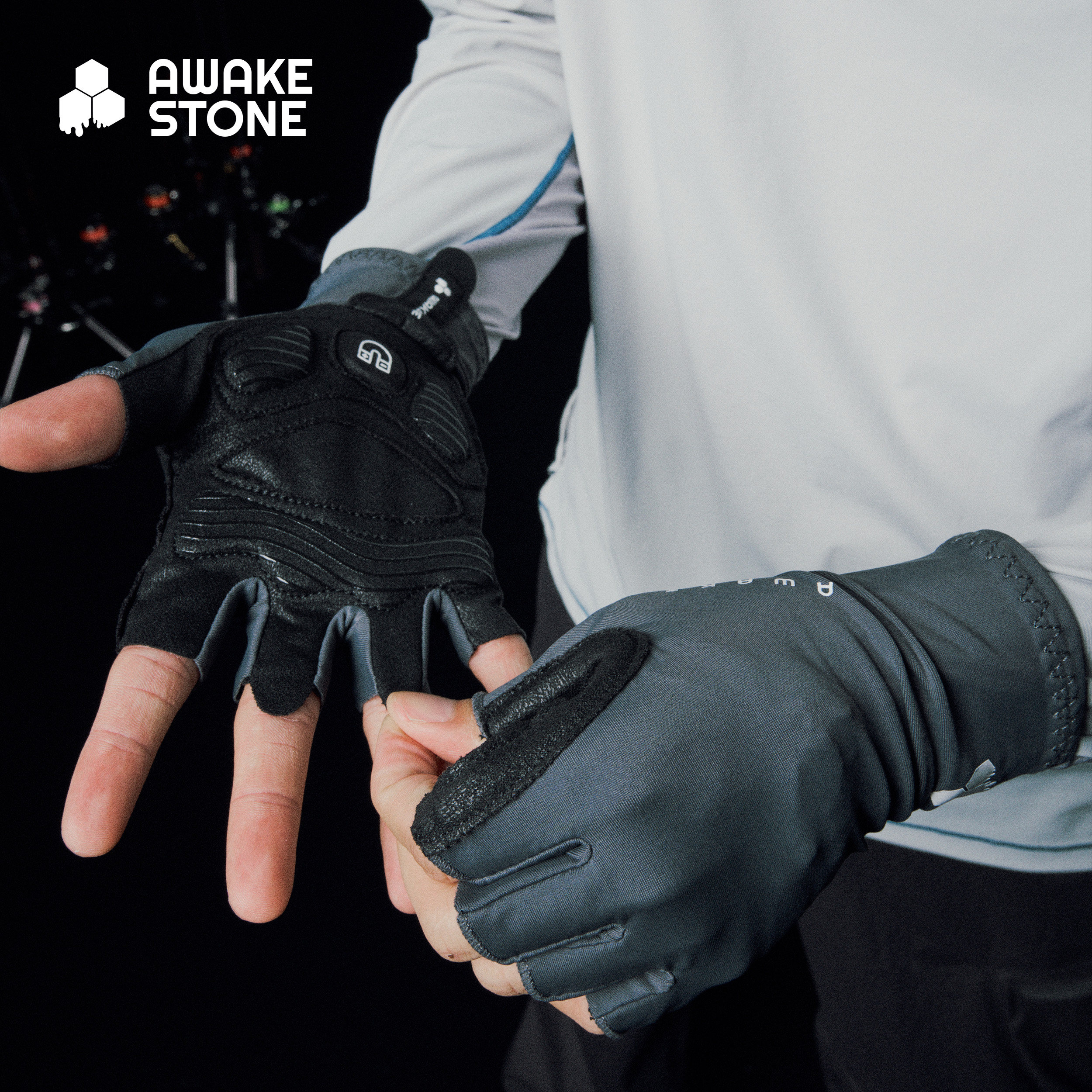 醒石户外2026新款磁吸钓鱼手套冬季防滑防晒露五指专用路亚手套,淘宝优惠券,粉丝福利购,淘宝优惠卷