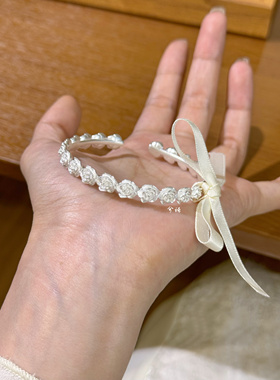 兮语「玫香」足银999.9手工錾刻玫瑰花手镯女纯银新中式国风礼物