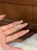 Xiyu Zhiying Lace Pure Silver 99 Sterling Silver Ring New Chinese Style Niche Cool Temperament Versatile Silver Jewelry