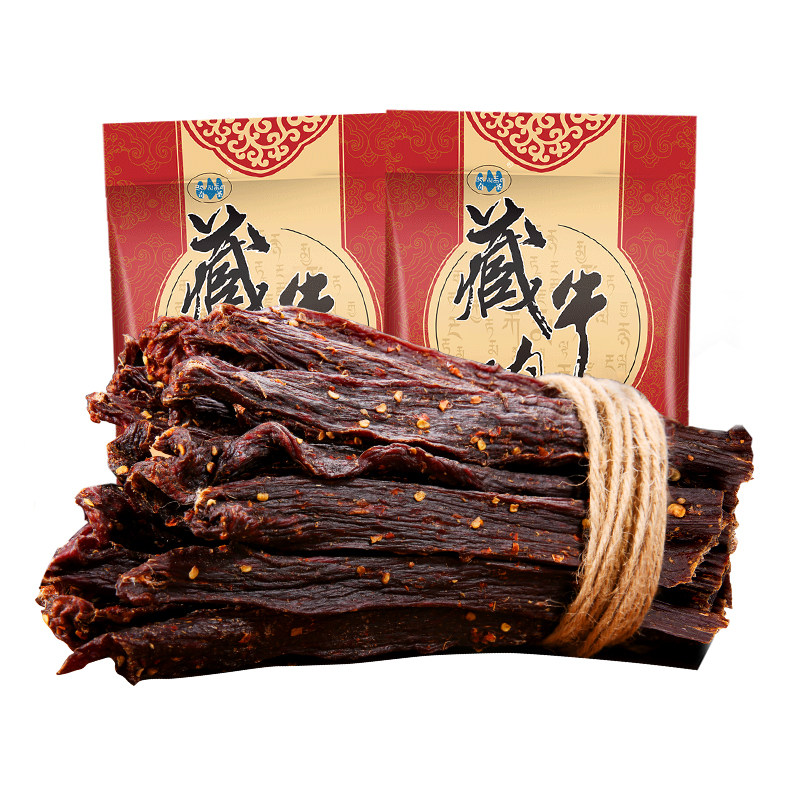 奇圣500g西藏超干手撕风干牛肉干 奇圣牛肉类