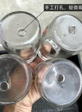 小布丁玻璃多肉瓶无孔水培瓶控养