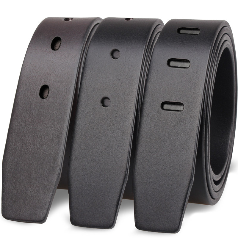 头层纯牛皮无夹层皮带条无扣男平滑扣针扣不带头板扣真皮腰带身,淘宝优惠券,粉丝福利购,淘宝优惠卷