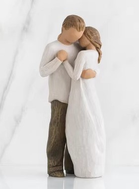 willowtree树脂摆件北欧风格客厅