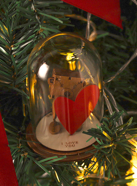 Kloche正版小木熊iloveyou雕像