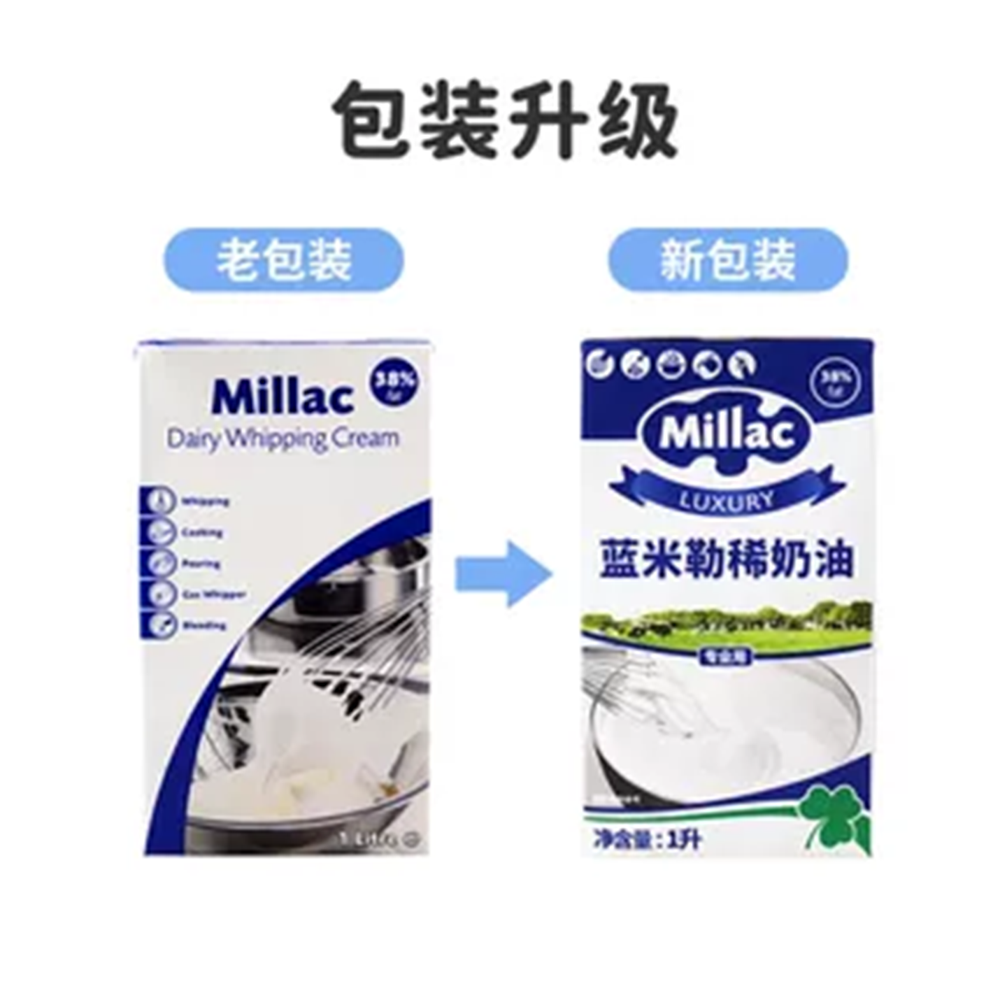 蓝风车淡奶油1L*12 动物性蓝米吉稀奶油烘焙蛋糕裱花蛋挞原料进口,淘宝优惠券,粉丝福利购,淘宝优惠卷