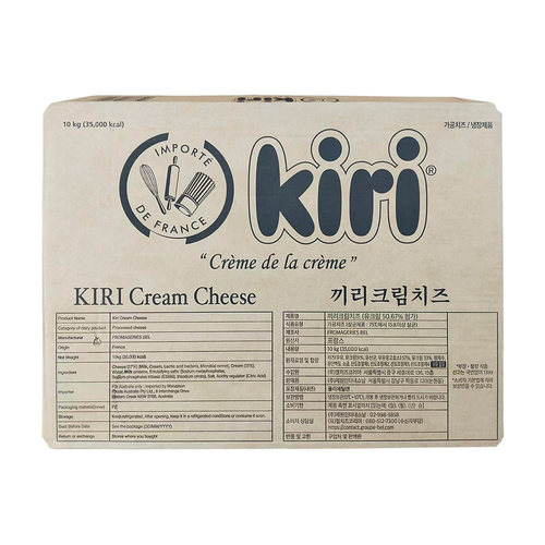 凯瑞kiri奶油奶酪10kg法国进口凯芮奶油芝士乳酪蛋糕商用烘焙原料 - 图3