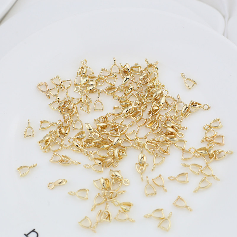 18k保色纯铜瓜子扣夹珠扣头爪子扣吊坠手链diy饰品自制项链配饰,淘宝优惠券,粉丝福利购,淘宝优惠卷