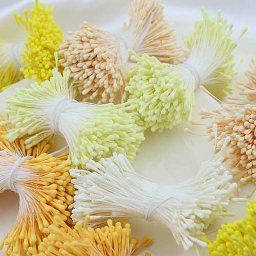 饰品配件DIY缠花花芯扭扭棒花芯材料石膏发簪花心花蕊花芯仿真 - 图1