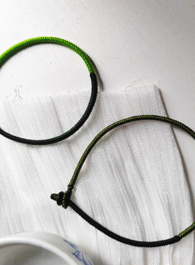 手工编织金刚结简约本命年手绳