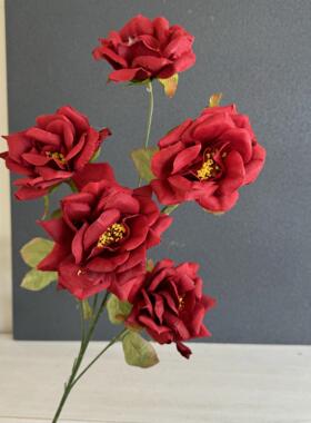 红色系花户外婚庆婚礼背景墙装饰花家居客厅摆件假花批发一举夺魁