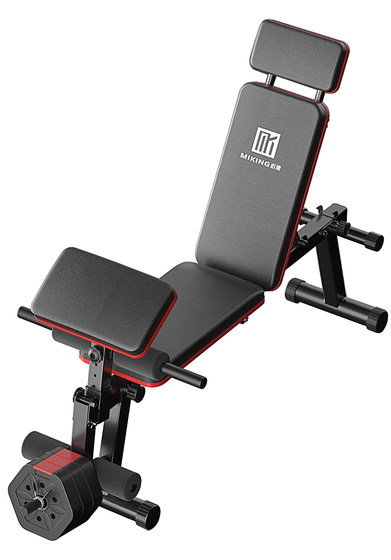 Home dumbbell bench bird supine board folding abdominal muscle board