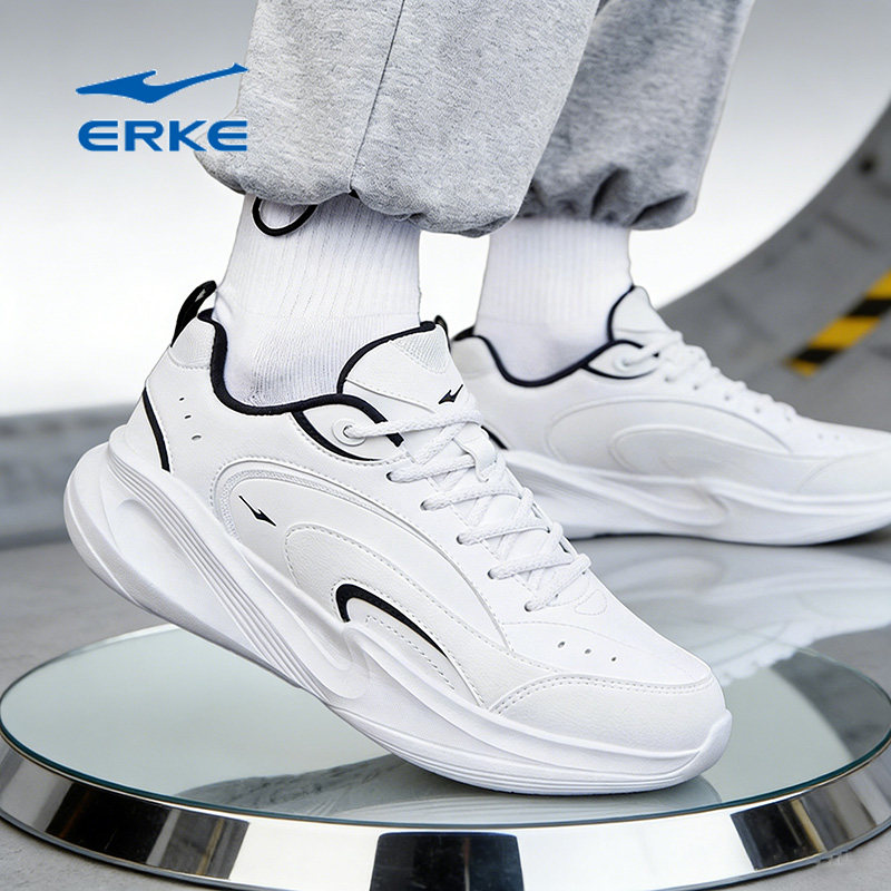 鸿星尔克男鞋新款老爹鞋复古厚底增高冬季休闲鞋子男士缓震运动鞋,淘宝优惠券,粉丝福利购,淘宝优惠卷