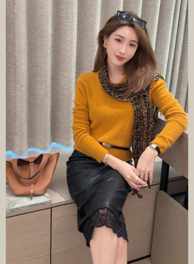 韩系慵懒文艺褶皱棉麻豹纹长围巾 柔软透气洋气搭配上衣装饰丝巾