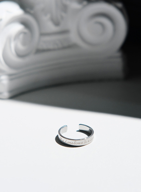 一言诗歌小众高级感戒指