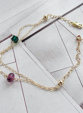 风百搭礼物水晶手串水晶