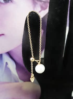 小温柔天然珍珠戒指女个性小众