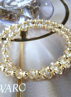 甜美风超闪百搭送女友水晶手链