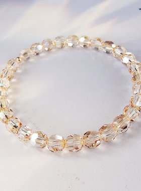 净然6mm圆珠多切面奥地利水晶