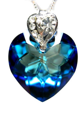 水晶项链吊坠奥地利时尚礼物