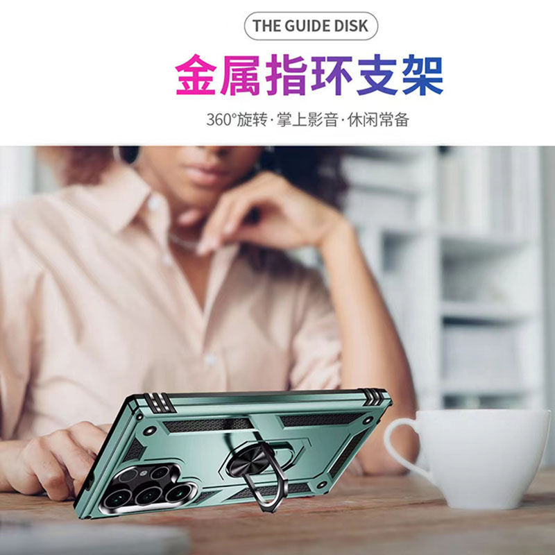 适用华为y9s手机壳支架金属y7a psmart2021 y8p y9prime2019 y7p y6p y5p y7 y6pro旋转psmart2021麦芒7防摔-图1