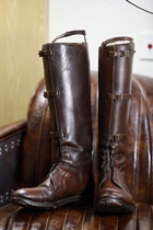 7-hole leather boots for the military officer of the World War I