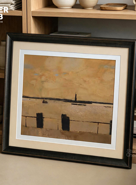 CHEERLAB远岸暮色法式复古小众艺术客厅装饰画中古高级感玄关挂画