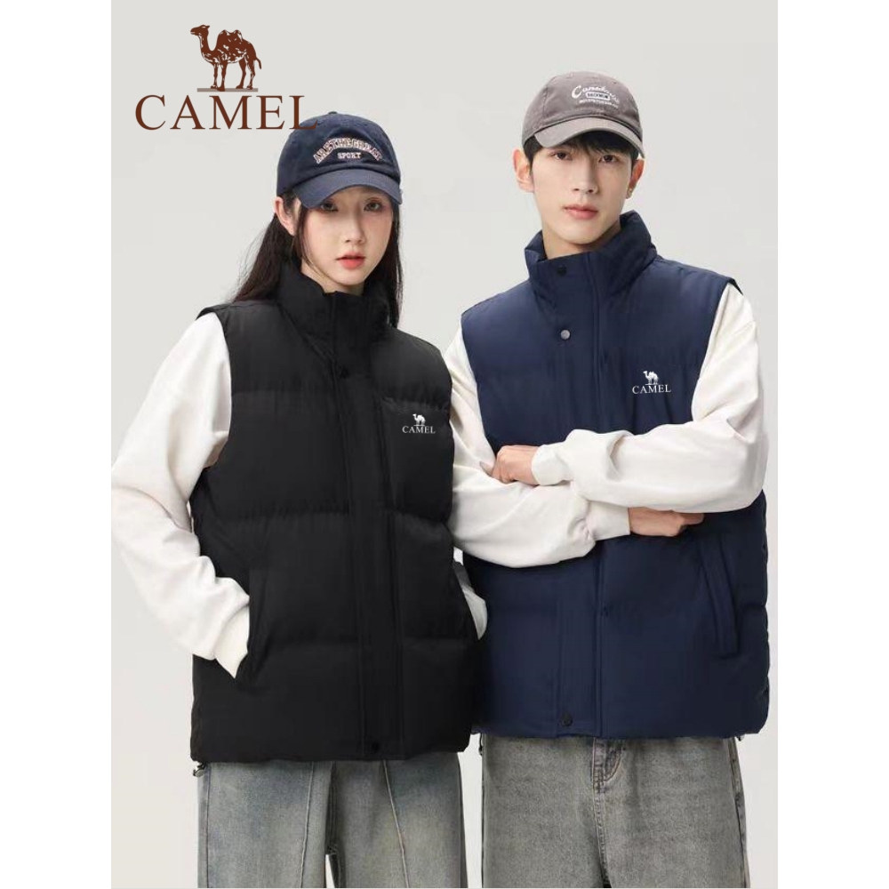 骆驼羽绒服马甲男款秋冬季坎肩小个子棉衣外套2025新款棉服女款潮,淘宝优惠券,粉丝福利购,淘宝优惠卷