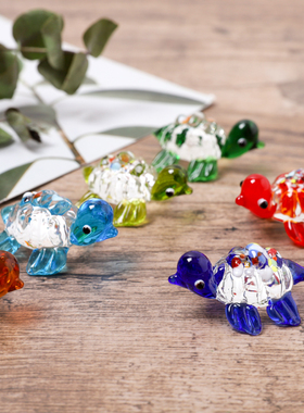 小乌龟摆件桌面鱼缸水族箱