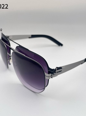AR3022德国IC柏林BERLIN同款设计师超轻薄生物钢片太阳眼镜墨镜