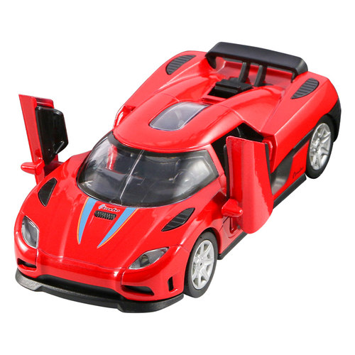 1/32柯尼塞格合金汽车模型回力声光玩具轿车跑车科尼塞克幽灵车 - 图3