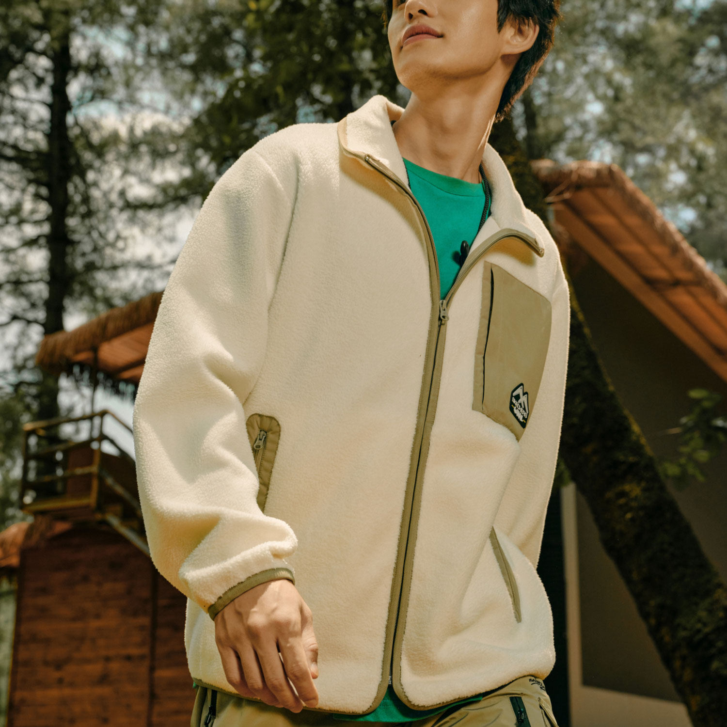 Skecehrs斯凯奇秋冬新款男女同款保暖羊羔绒拼接休闲外套L423U070,淘宝优惠券,粉丝福利购,淘宝优惠卷