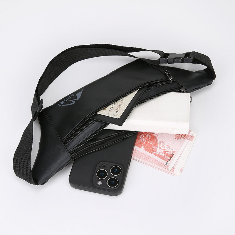 Thin, breathable and multi-functional crossbody running mobile phone waist bag