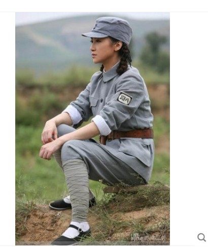 棉麻红军演出服八路军舞蹈服成人新四军抗战表演服男女套装舞台装,淘宝优惠券,粉丝福利购,淘宝优惠卷