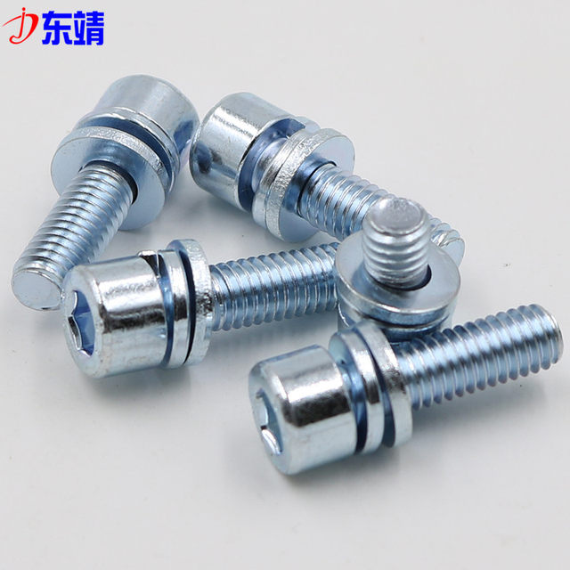 Galvanized hexagonal cylindrical head screws