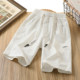 ເດັກຊາຍ's style workwear ໃສ່ກິລາຝ້າຍບໍລິສຸດສັ້ນສັ້ນບາງ