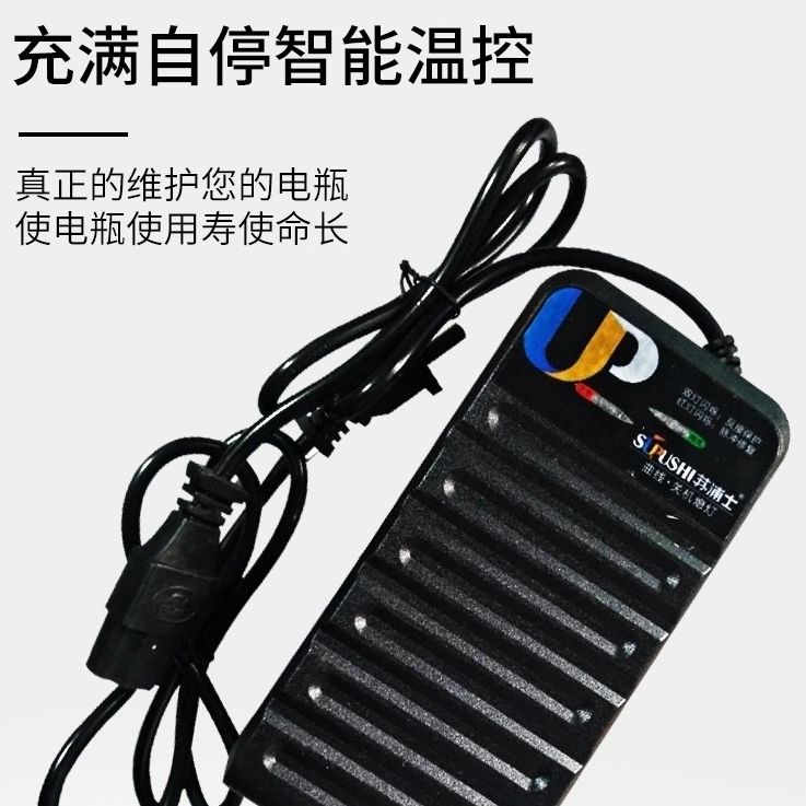 自动断电智能电动车电瓶充电器48V12AH60V20AH72V20通用插头