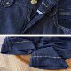 Denim ສີຟ້າ tencel denim pants ກາງເກງຂາກວ້າງຂອງແມ່ຍິງ