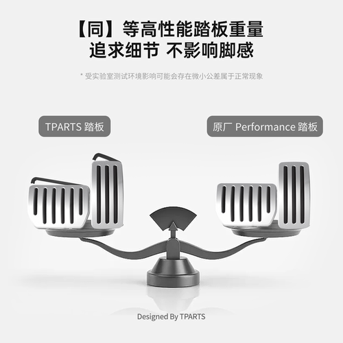 TPARTS适用特斯拉焕新版ModelY/YL/3铝合金踏板油门刹车改装配件 - 图2