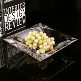 Высоко -минималистский современный высокоотехно -кладский легкий роскошный домашний хрустальная стеклянная пластинка гостиная клуб клуб кофейный столик высокая стоимость лица высокой стоимость