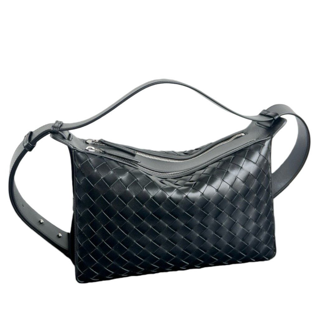 新编织Tribeca双拉链手提斜挎单肩包日常通勤真皮休闲男包邮差包,淘宝优惠券,粉丝福利购,淘宝优惠卷