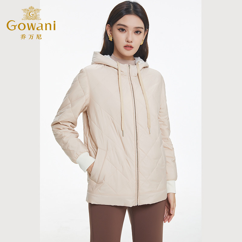 乔万尼双面穿羽绒服户外连帽夹克设计商场同款气质高级感EF4T176,淘宝优惠券,粉丝福利购,淘宝优惠卷