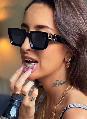 外贸男个性方形大框太阳眼镜墨镜