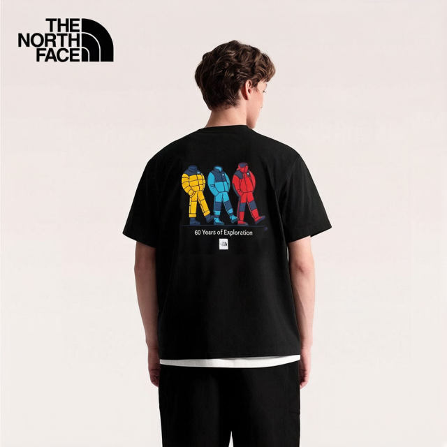 TheNorthFace ເສື້ອທີເຊີດແຂນສັ້ນສໍາລັບຜູ້ຊາຍແລະແມ່ຍິງ, ຝ້າຍບໍລິສຸດກິລາກາງແຈ້ງ leisure breathable ຮູບແບບໃຫມ່ | 8GX2