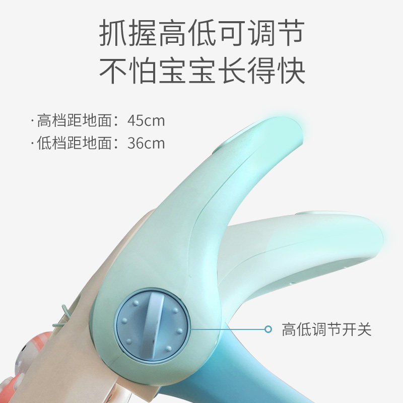 宝宝学走路防侧翻o型腿助步学步车 大迈母婴手推学步玩具