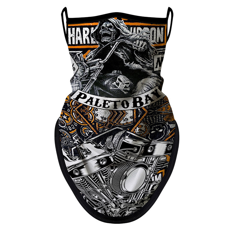 冰丝摩托车骑行头巾夏季运动户外防晒面罩薄款挂耳嘻哈半脸面巾