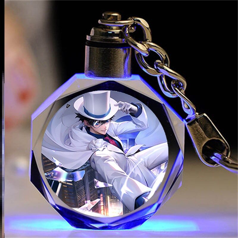 王者荣耀水晶王者荣耀水晶钥匙扣挂件女友挂饰落雪白狼铠冥王哈迪斯生日礼物